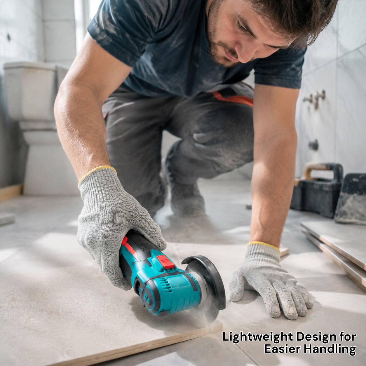 Home rechargeable lithium-ion angle grinder
