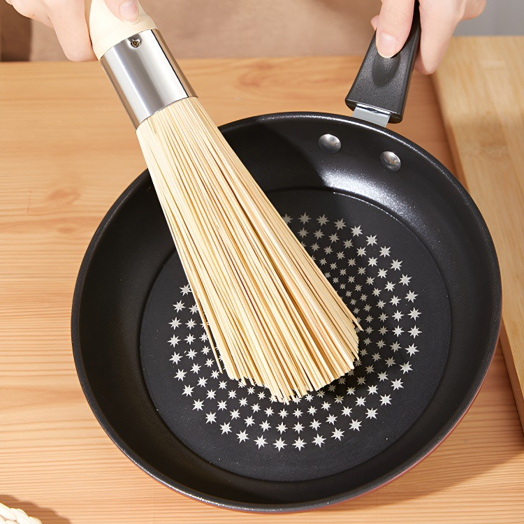 고급 대나무 냄비솔