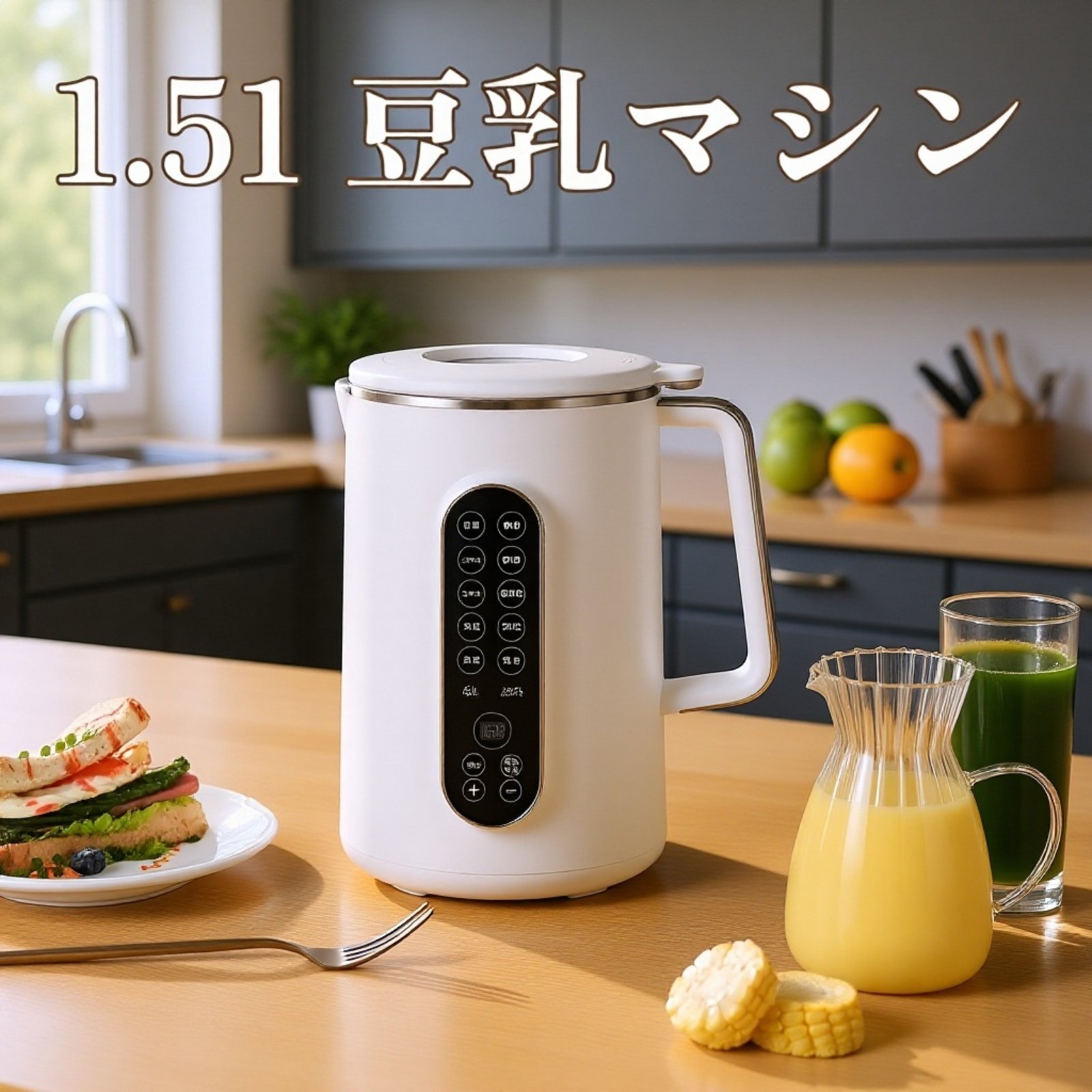 泡なし自動洗浄豆乳メーカー 家庭用 低騒音ミキサー