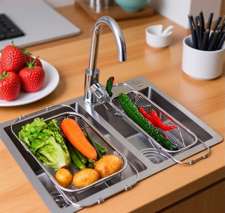 녹 방지 기능이 뛰어난 스테인리스 바구니