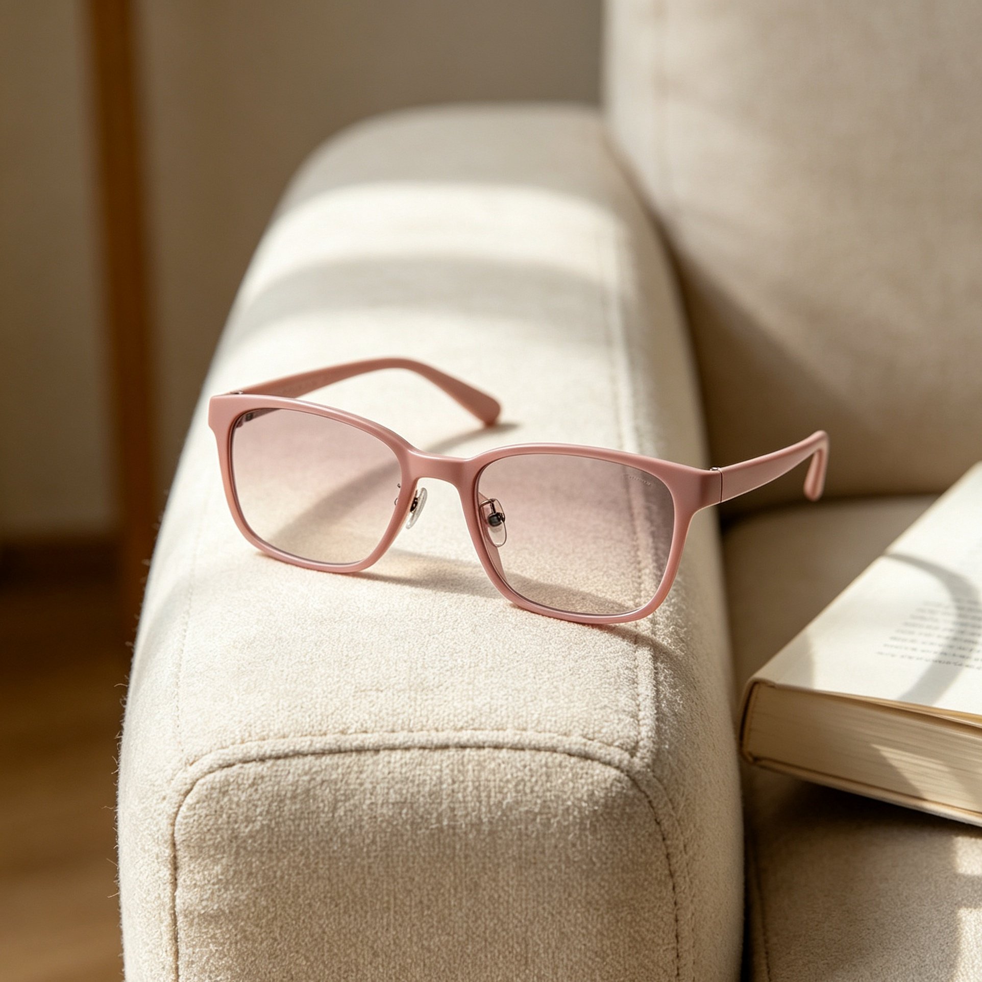 Pink Frame Fashion Glasses