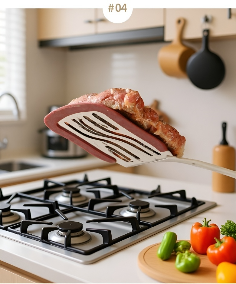 주방 필수품 실리콘 끈적임 방지 주걱