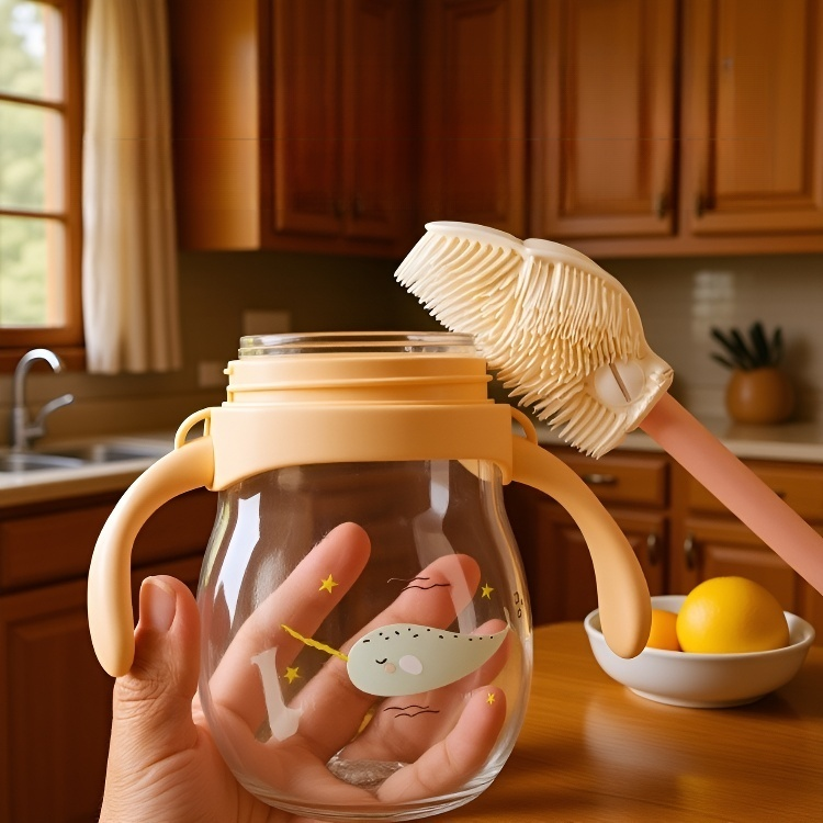 長いハンドル付き掃除ブラシ