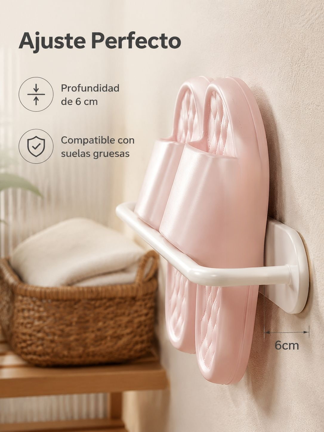Organizador doméstico para mantener los zapatos secos