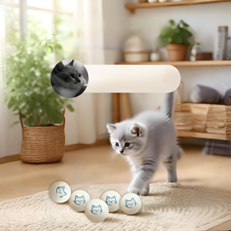 Jouet pour chat en laine silencieuse