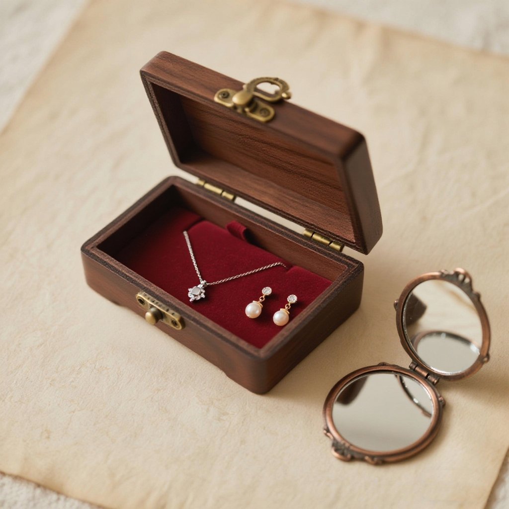 친환경 복숭아나무로 만든 주얼리함 디테일