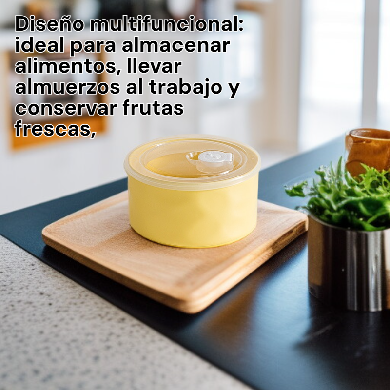 Recipiente de cerámica con tapa para almacenamiento