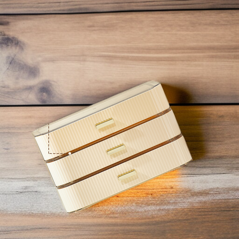 Mehrschichtiger Acryl Desktop Hautpflege Aufbewahrungsbox