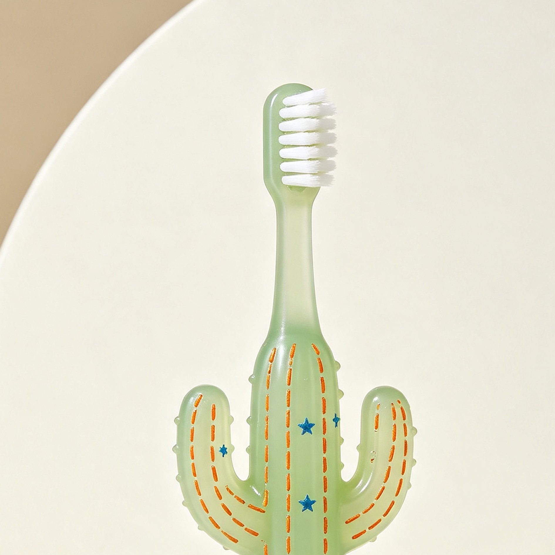 cactus-shaped toothbrush