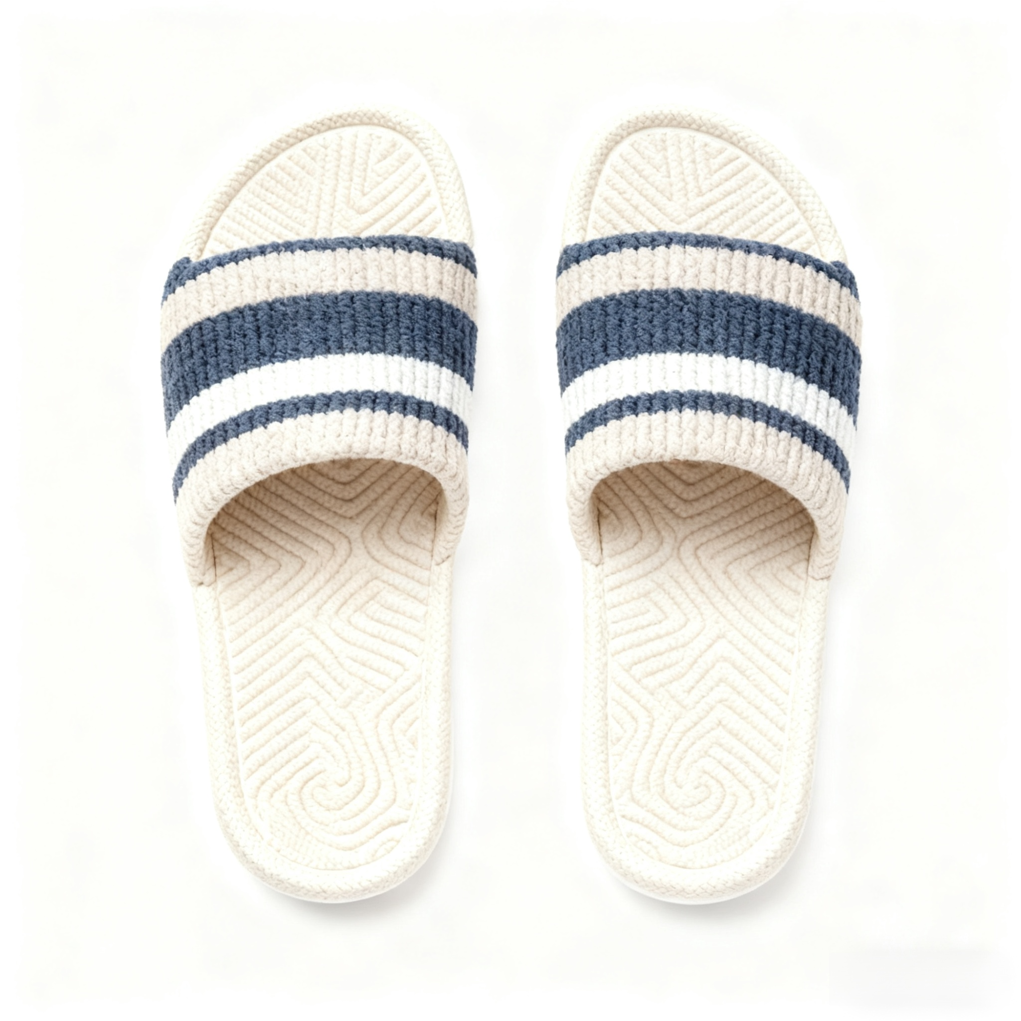 여름용 통기성 슬리퍼 착용 샷