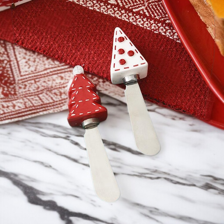 고급 도자기 소재 산타클로스 수납판