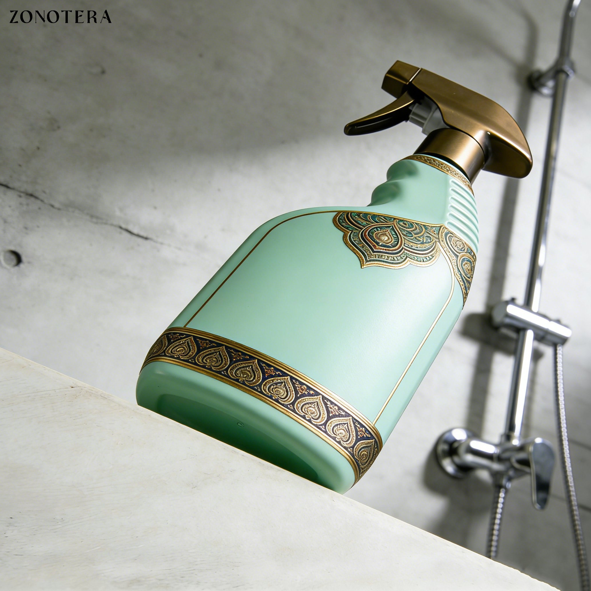 น้ำยาทำความสะอาดขจัดคราบในห้องอาบน้ำ