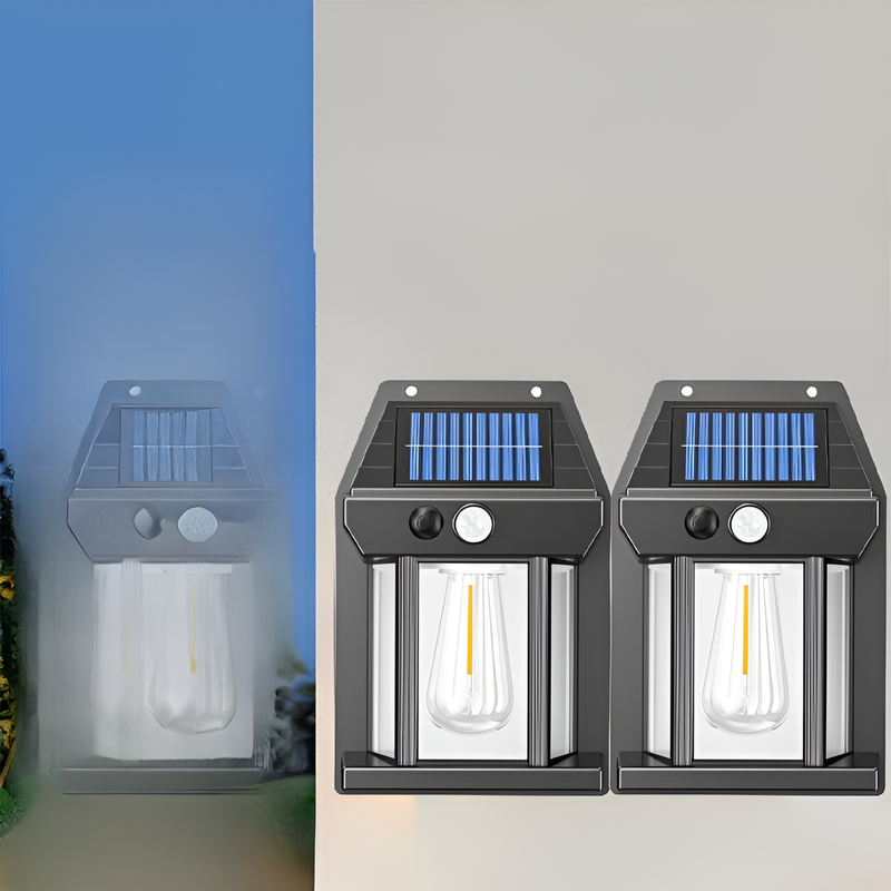 太陽能防水感應壁燈室外花園燈