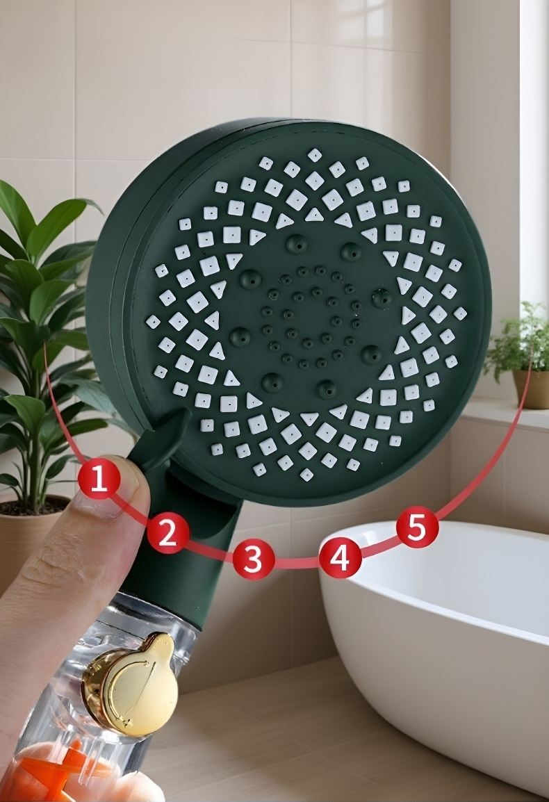 長持ちする高圧シャワーヘッドの使用イメージ