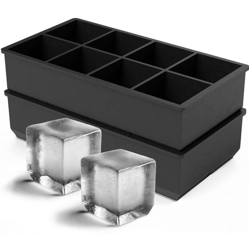 Household 4-Grid Ice Cube Tray with Lid