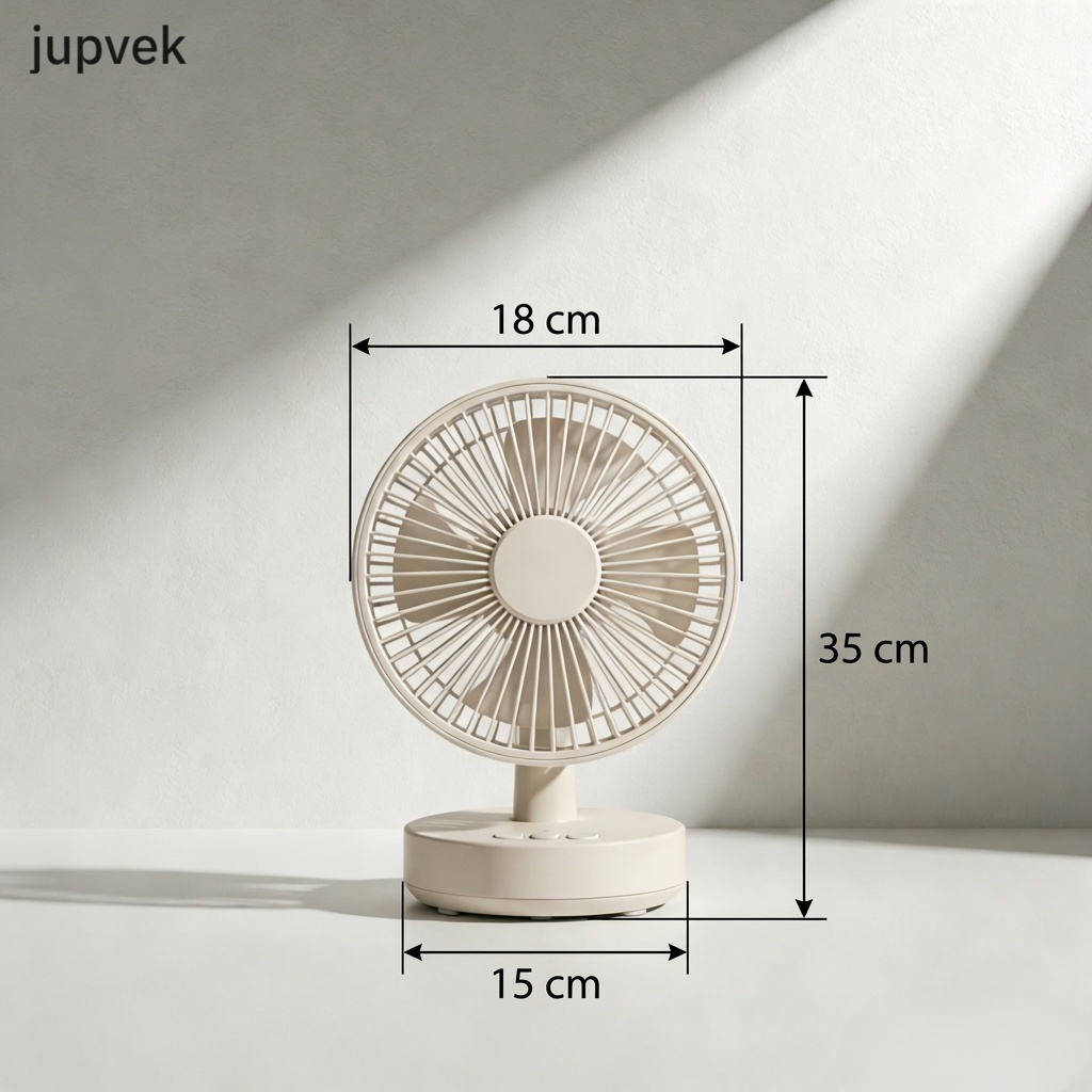 Wentylator przenośny na biurko z regulacją kąta