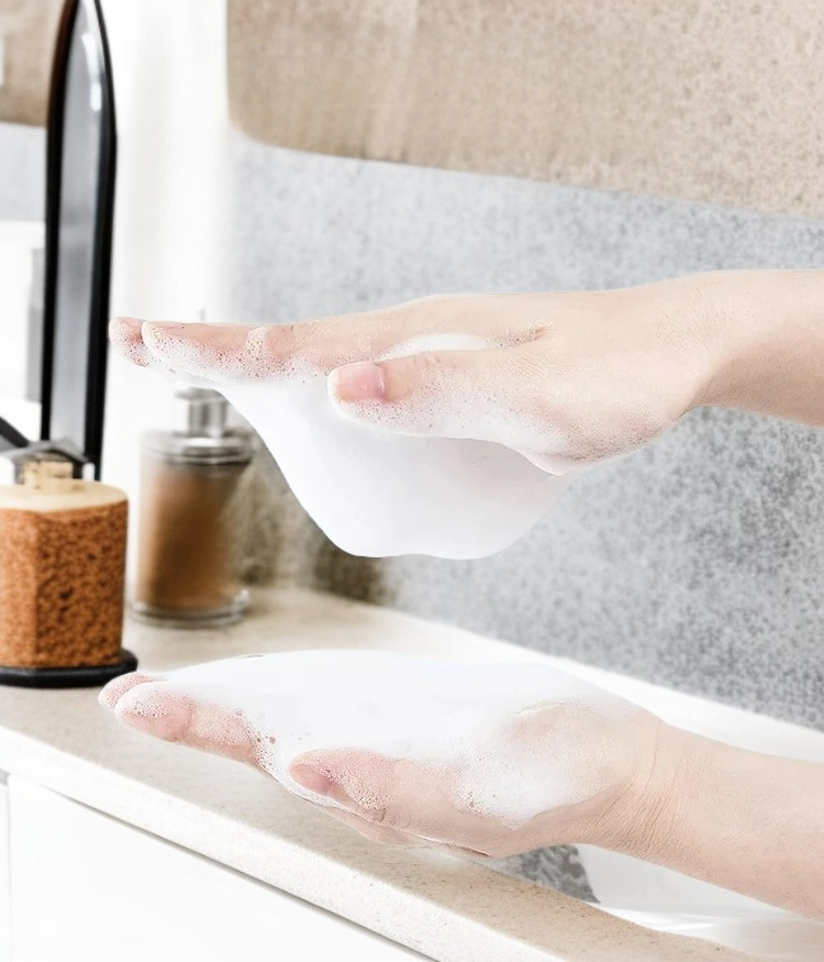 家庭用自動センサー手洗い機の設置例