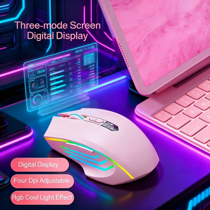 Wireless Bluetooth Mute Mouse Rechargeable Laptop Gaming Mouse