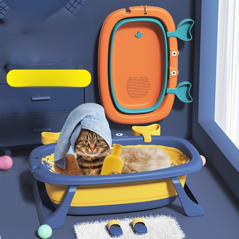 Haustier-Badewanne für kleine Hunde und Katzen