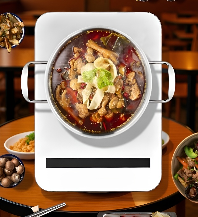 고급스러운 광택의 스테인리스 냄비 뚜껑 포함