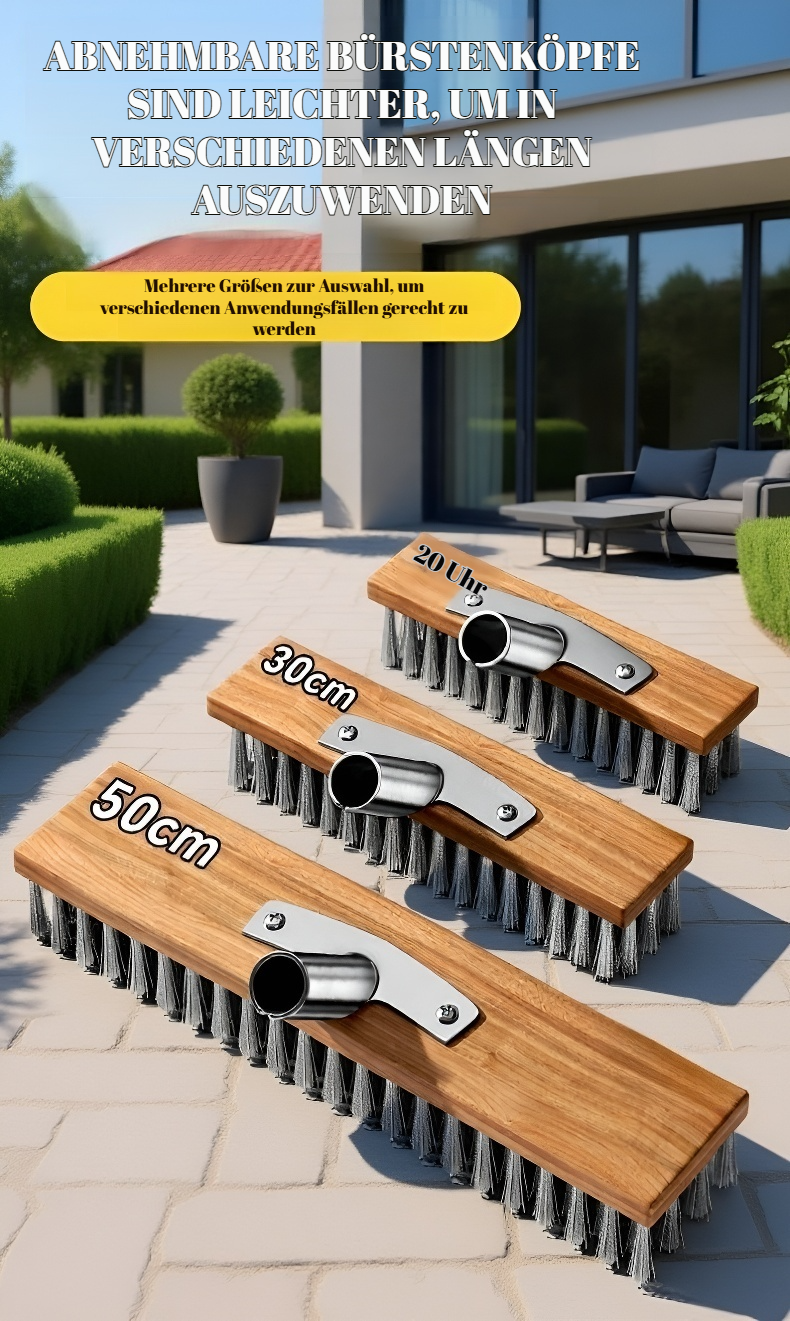 Bodenbürste aus Edelstahl für den Außenbereich