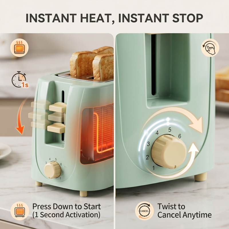 Lazy Multi-Purpose Mini Breakfast Toaster