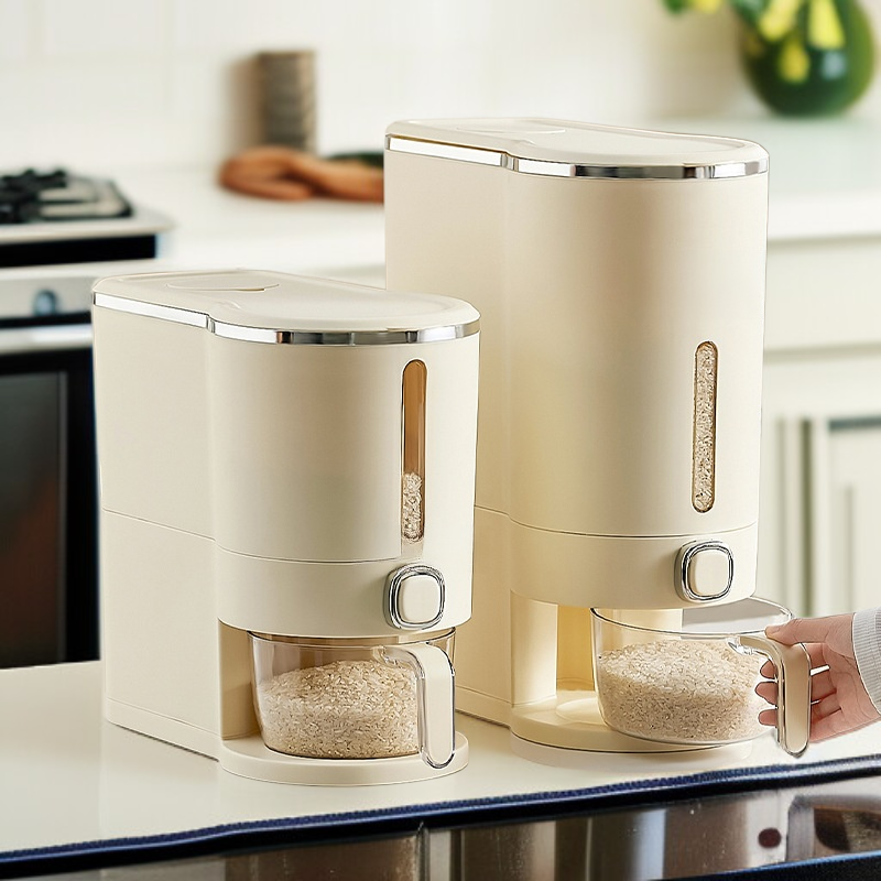 원터치 밀폐 방습 쌀통 10kg