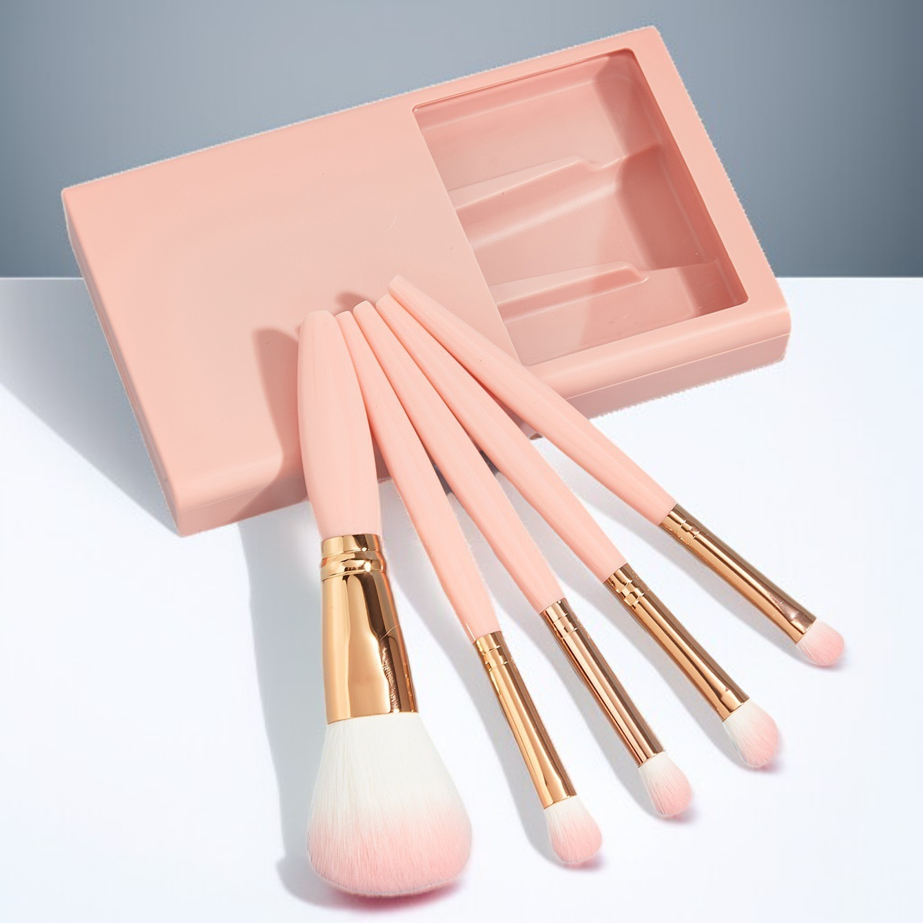 거울이 달린 5종 여행 세트