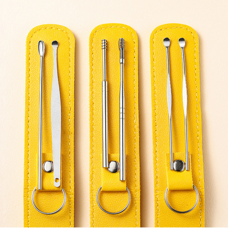 Stainless Steel Ear Pick 6-Piece Set 