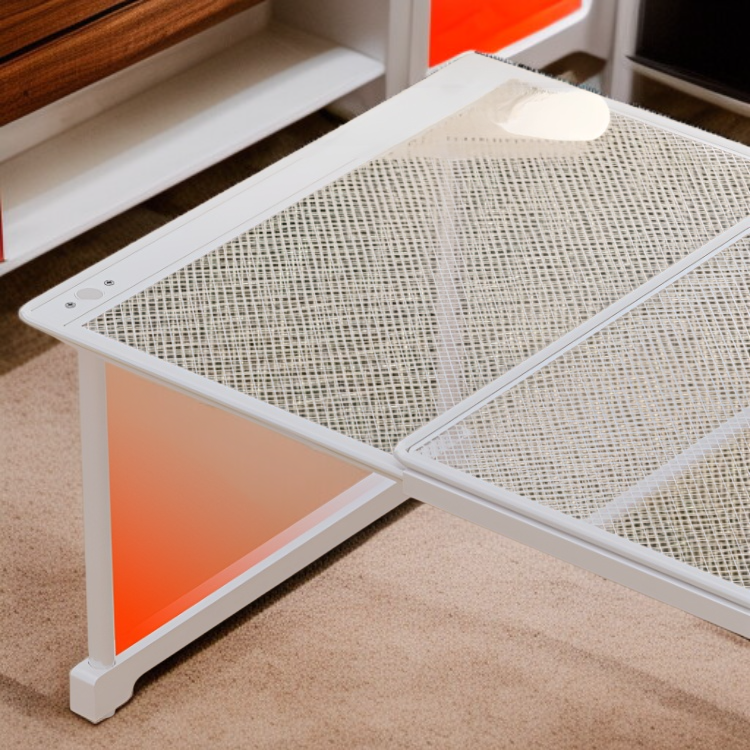 Partitioned shoe storage solution for easy access