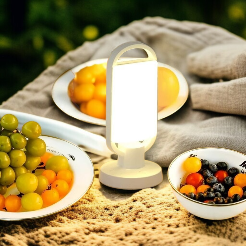 屋外の庭の防水太陽街灯の携帯用照明キャンプ テント ライト庭の夜市場の照明周囲ライト