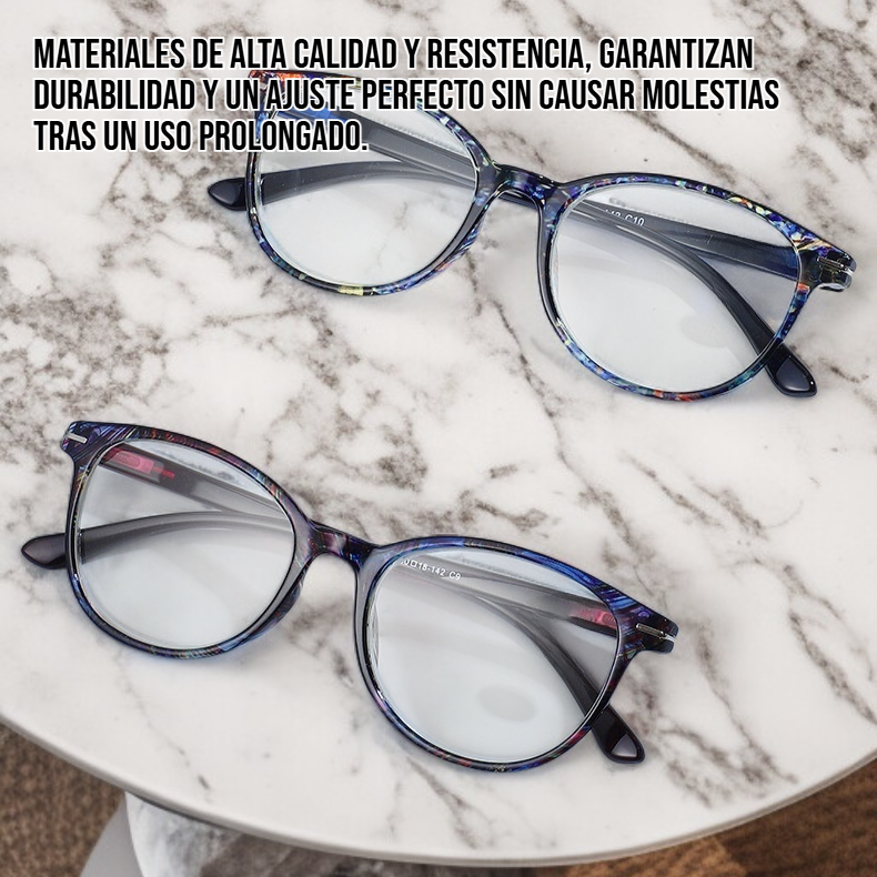 Gafas de lectura de alta definición para mujer con protección contra luz azul