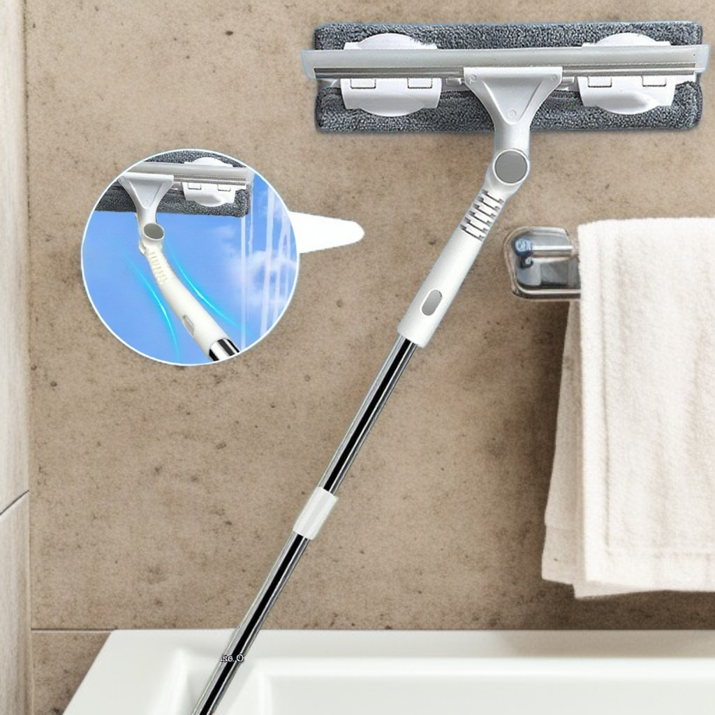 擦玻璃拖把窗戶雙面加長用途可伸縮擦窗器