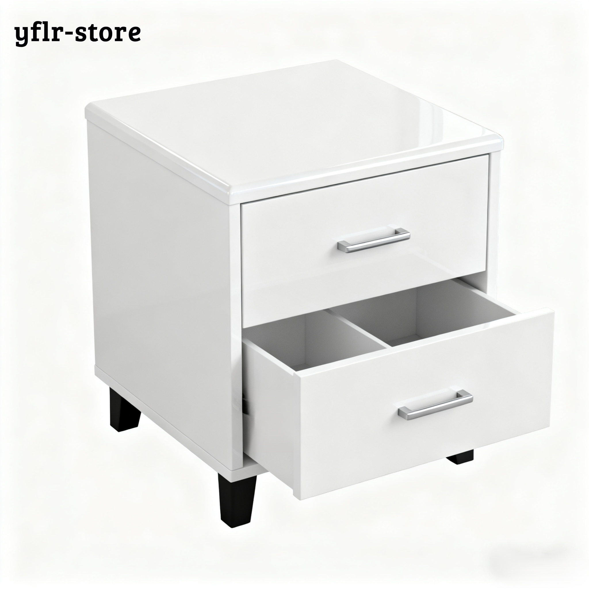 Jednoduchý moderní noční stolek v ložnici