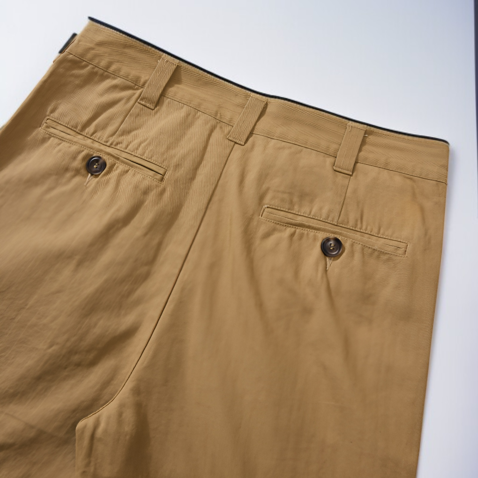 4ポケットプリーツカジュアルパンツ