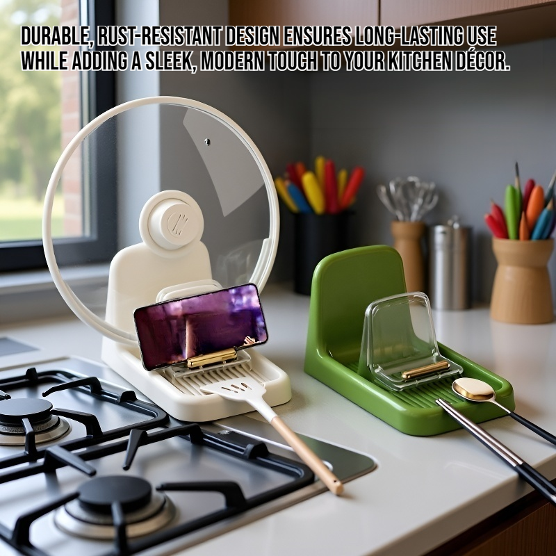 Kitchen multifunctional pot lid storage rack