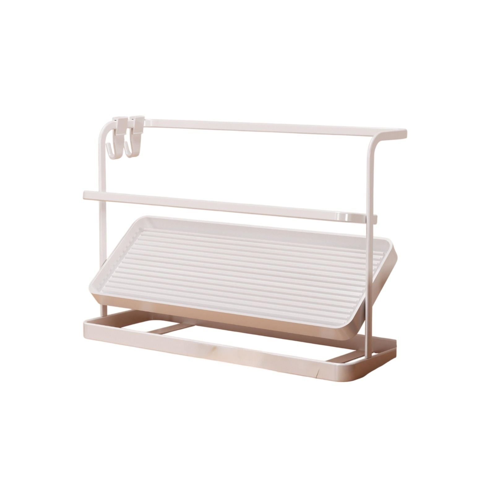 Double layer inverted drip cup holder, tea set, tea cup storage rack