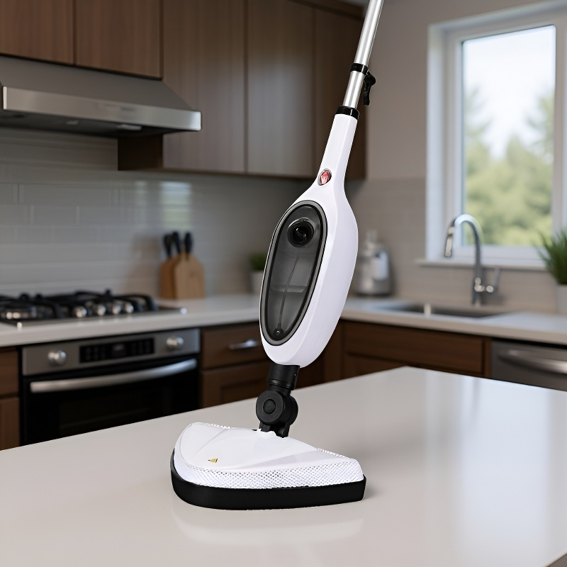 高温スチームで除菌する家庭用モップ