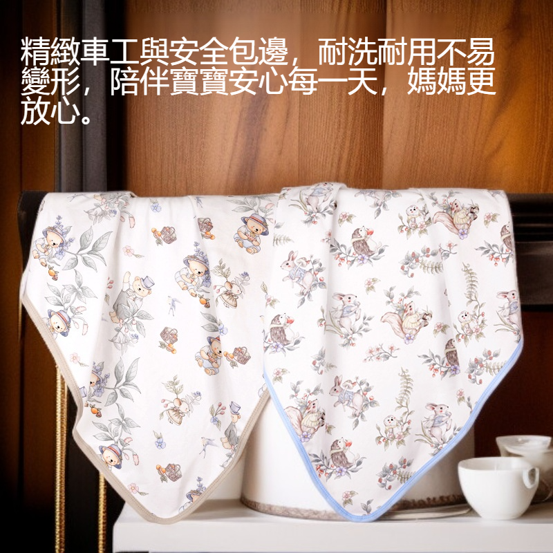 加大寶寶用純棉包巾被子展示圖
