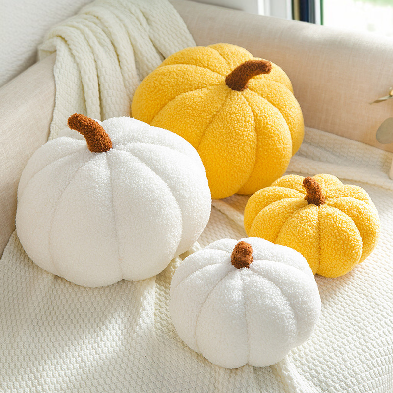 호박 베개 2개 거실 소파 쿠션 귀여운 장식