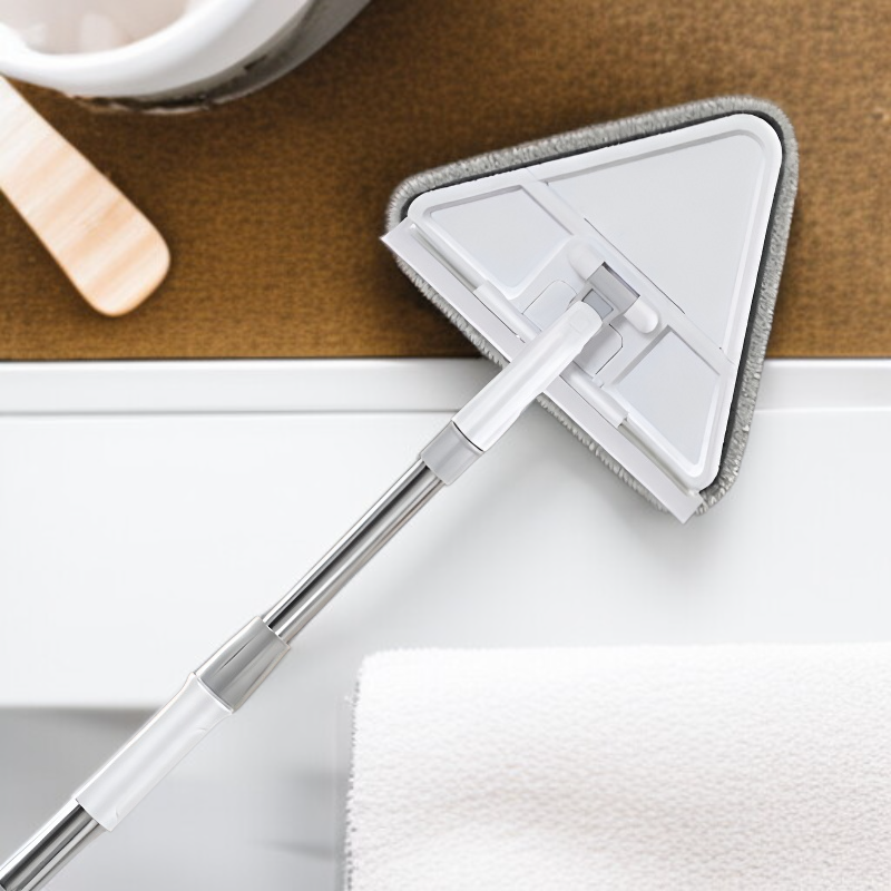 家庭用高層折りたたみ多機能三角モップ 伸縮調節可能なクリーン天井 窓拭きに最適