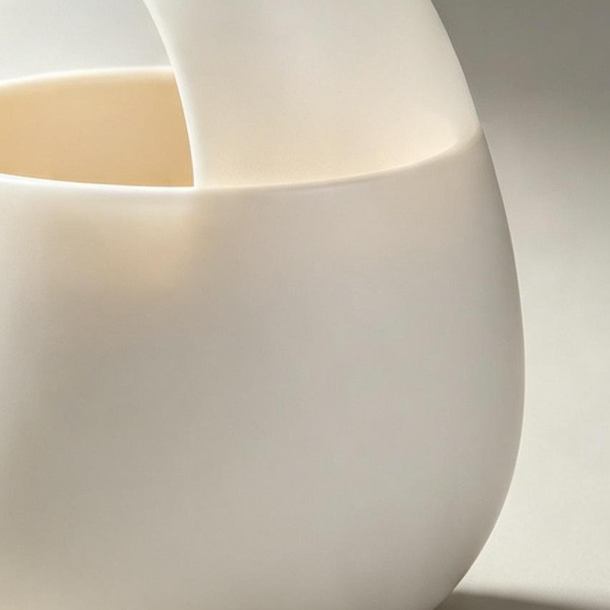 Set of two egg-shaped food storage boxes