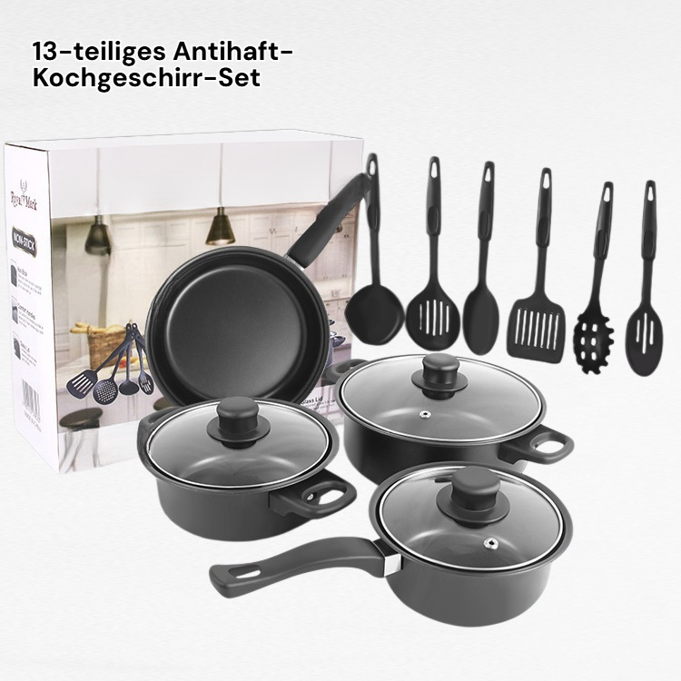 13-teiliges Antihaft-Kochgeschirr-Set