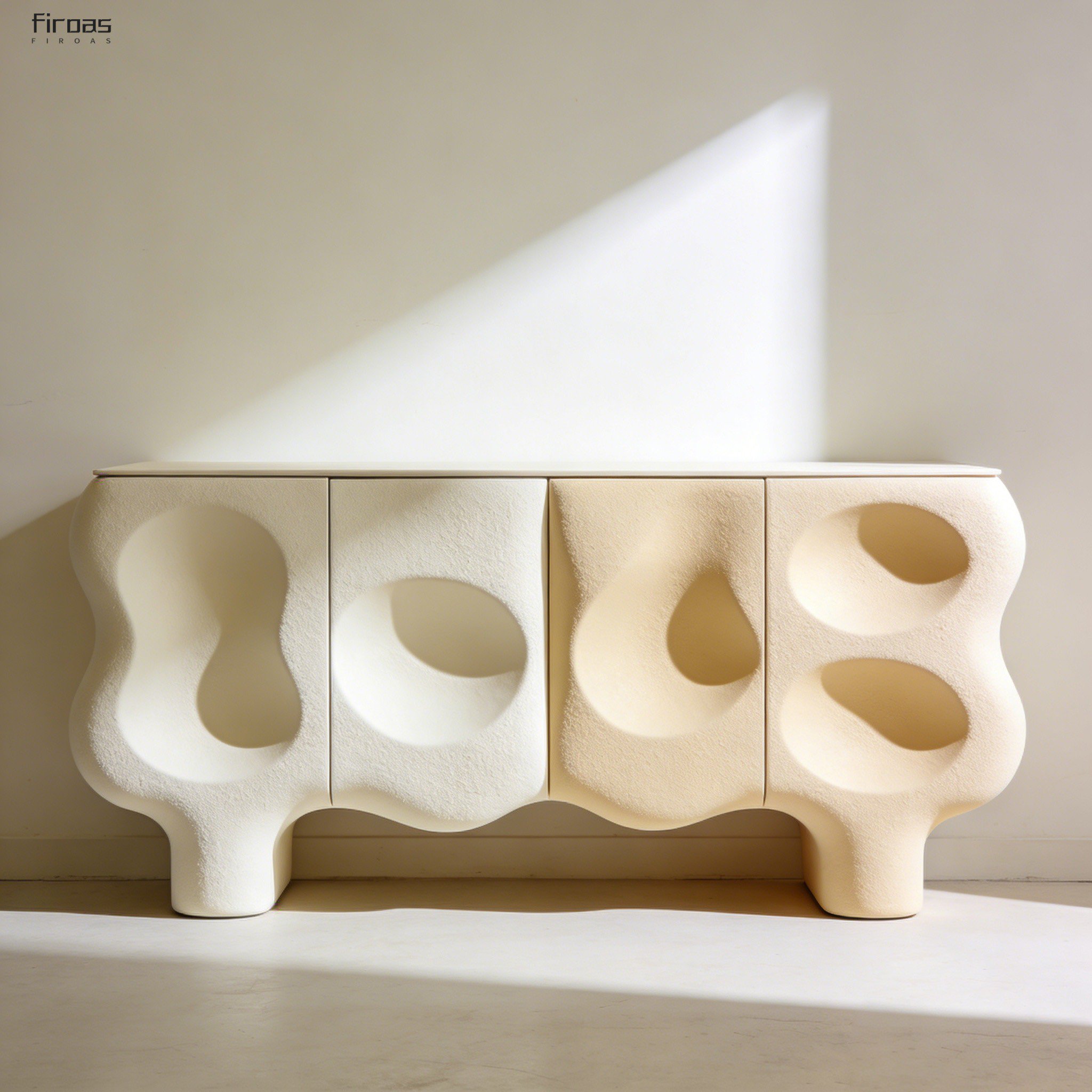 ตู้ข้างโต๊ะอาหารสไตล์โมเดิร์นมินิมอล