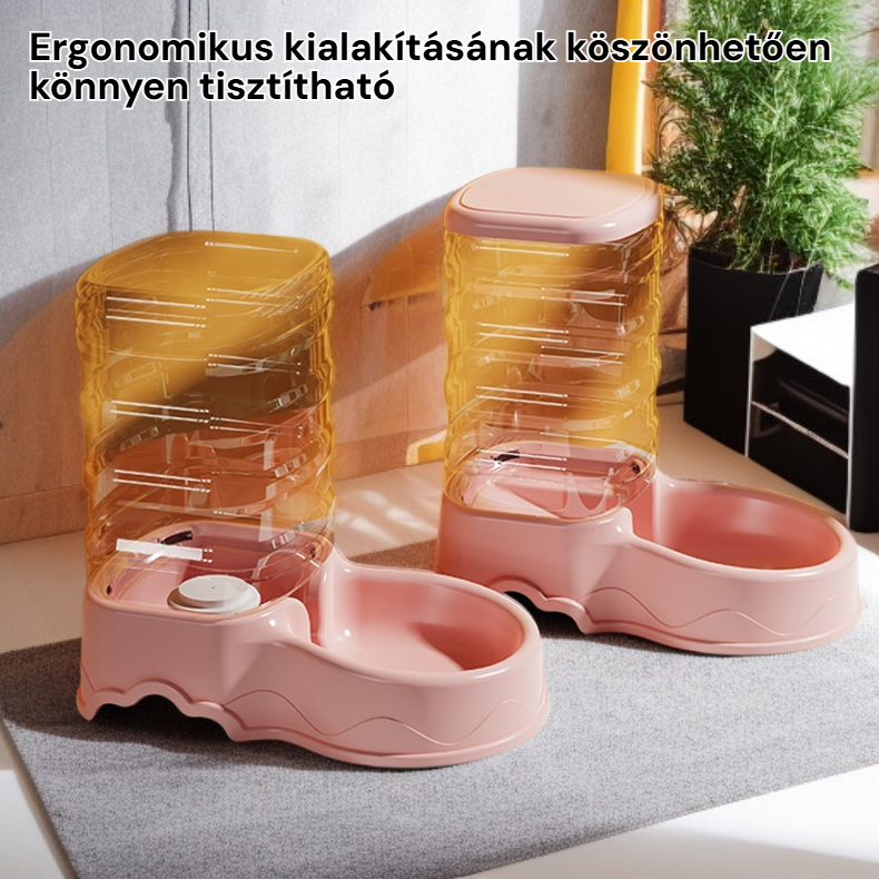 Nagy kapacitású itató tál kutyáknak és macskáknak