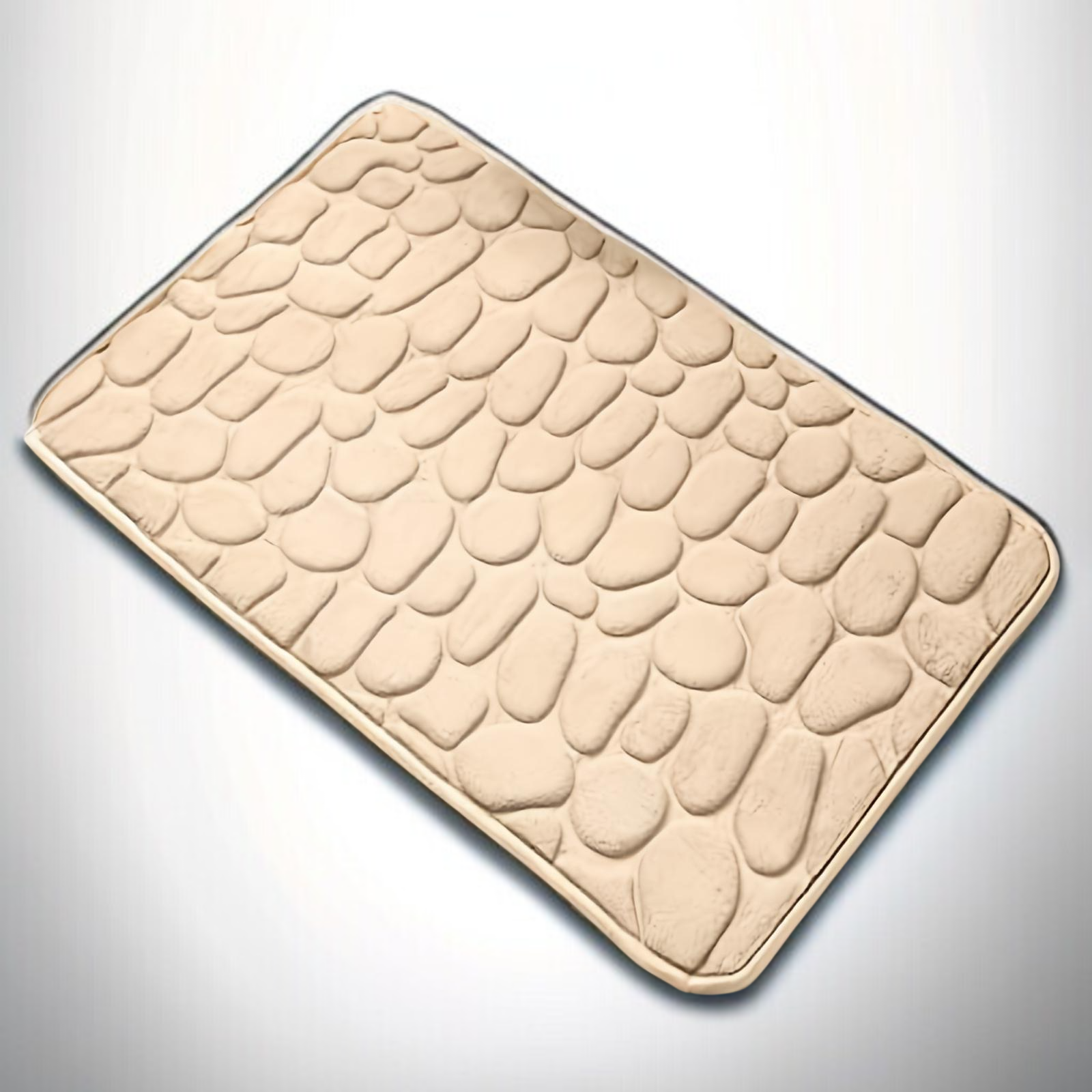 Saugfähige Badematte nimmt Feuchtigkeit schnell auf