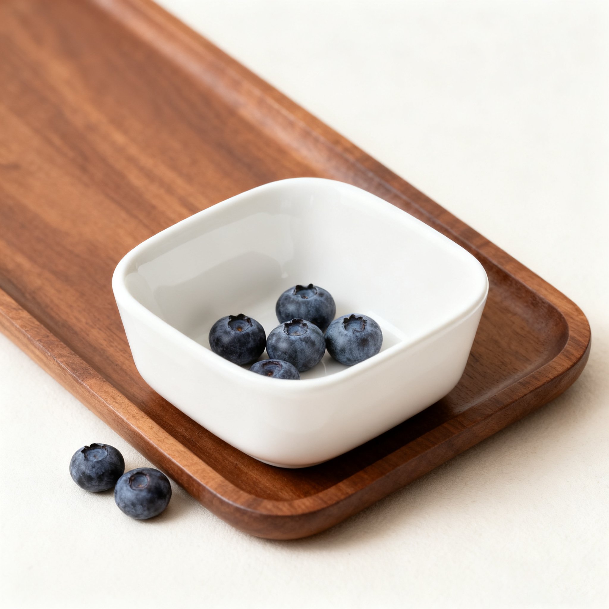 심플한 디자인의 흰색 그릇 3개