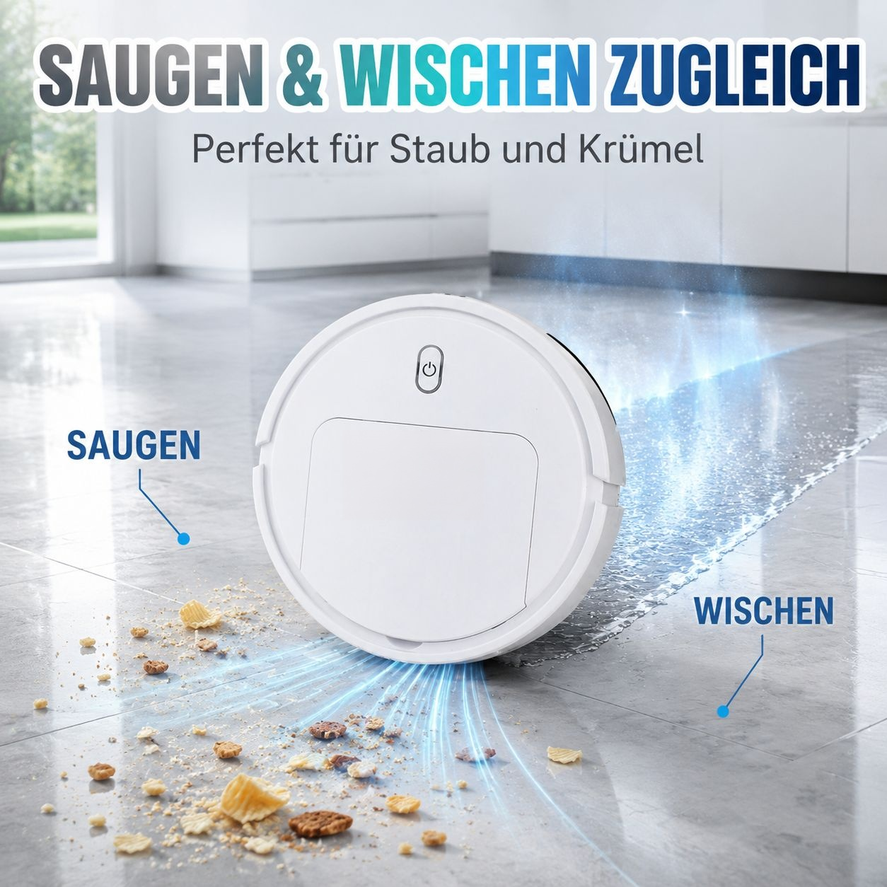 Vollautomatischer Reinigungsroboter für Küche und Haushalt