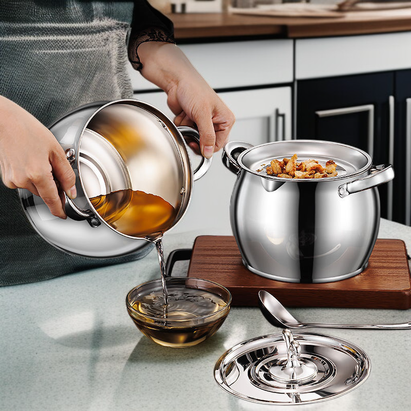 Stainless Steel Grease Filter Pot with Dust Cover