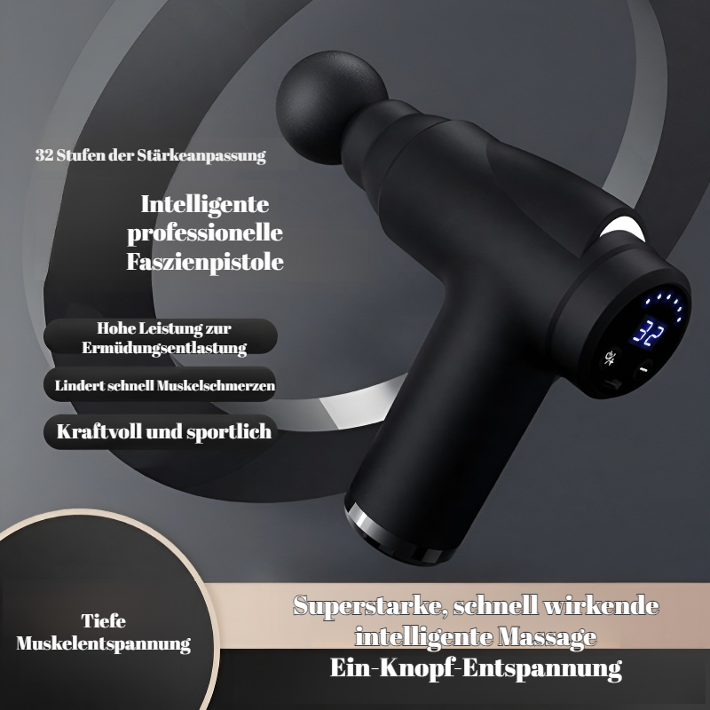 Mini tragbare leise Faszien Massagepistole, Nackenmuskel-Relaxgerät für Zuhause